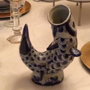 Koi Fish Large Chinoiserie Vase